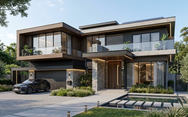 Ultra Modern House 3D Elevation | Luxury Front Design 2026